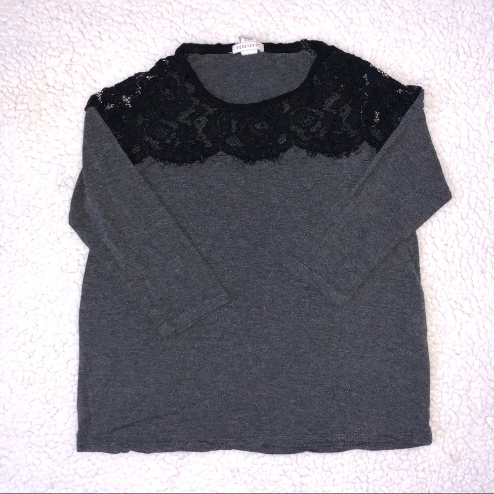 Forever 21 3/4 Length Sleeve Top